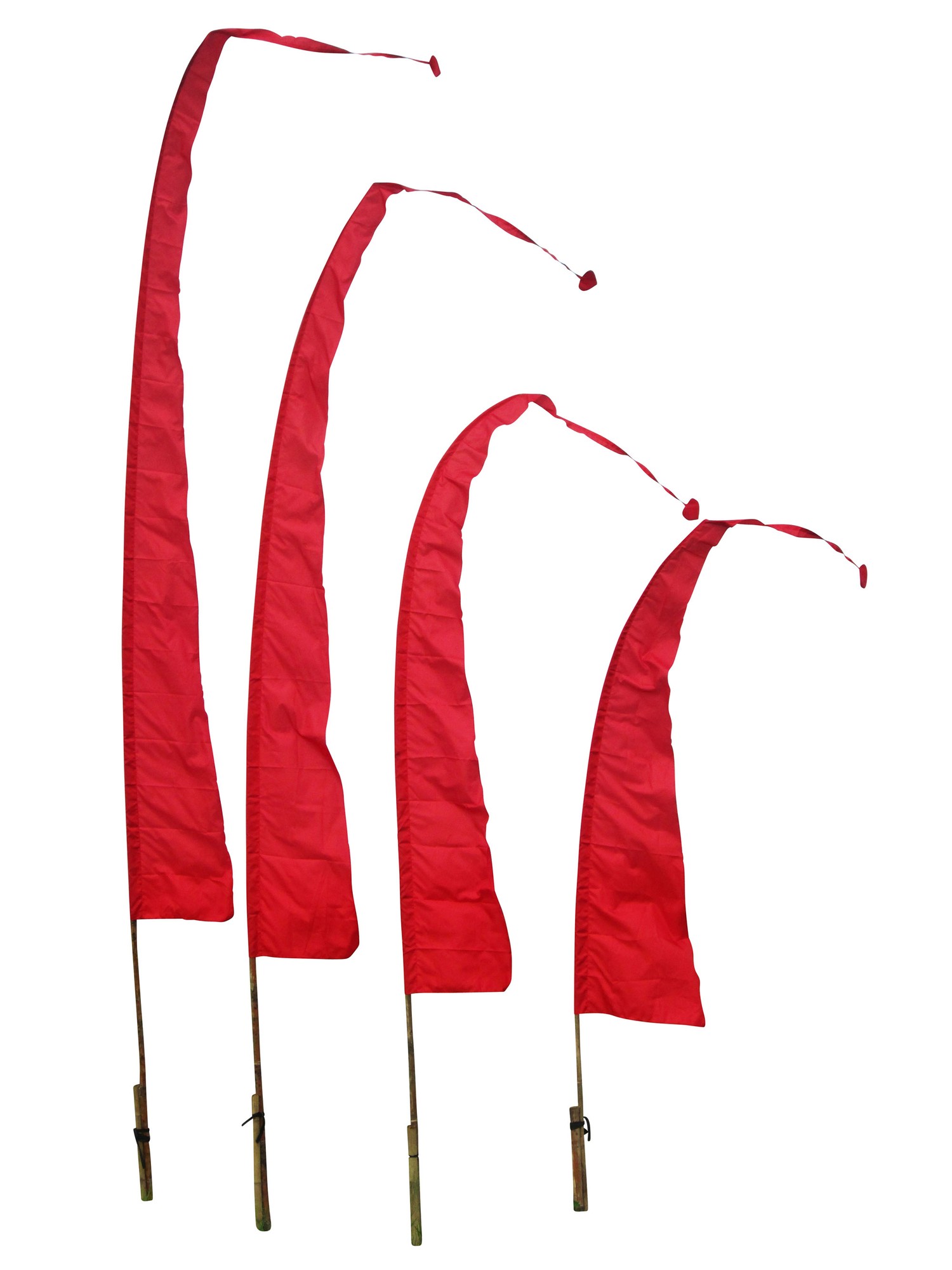 Mât télescopique PRV de différentes longueurs, mât de drapeau pour drapeaux  de Bali